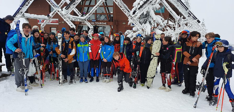 Nos élèves médaillés au championnat régional de ski à Chamrousse